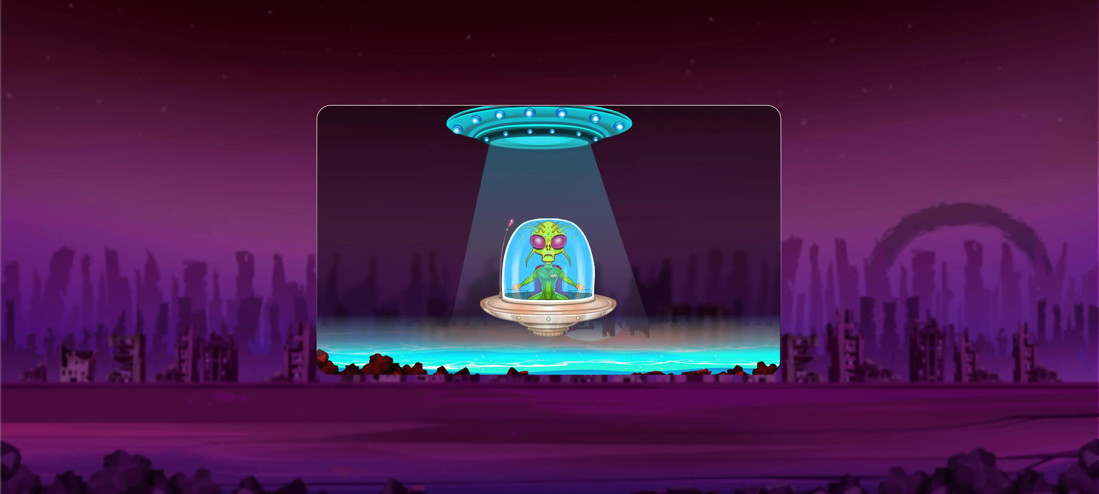 Swipe or tap on descending alien ships to destroy them before they reach the bottom.